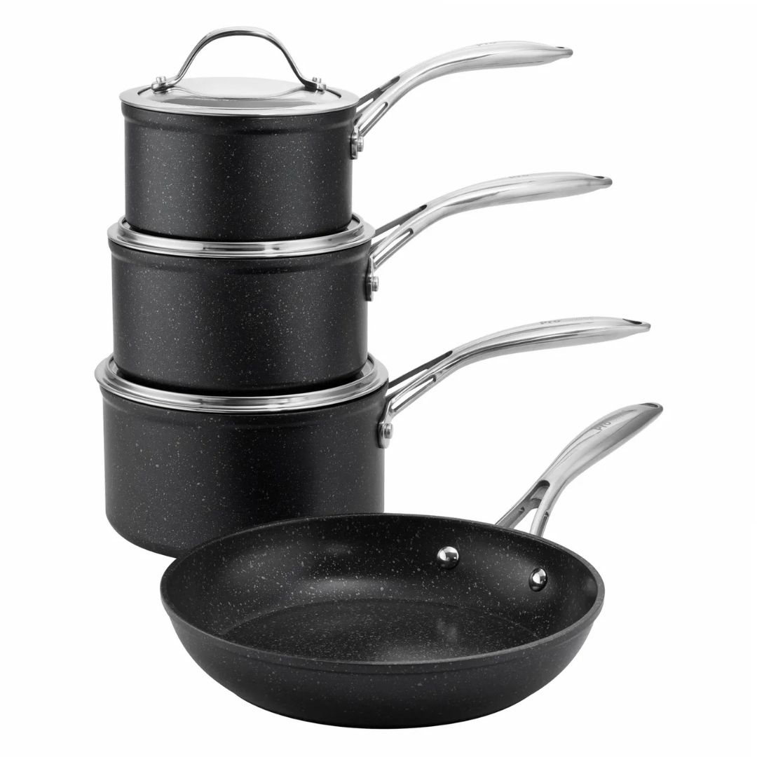 4-Piece Granite Pan Set