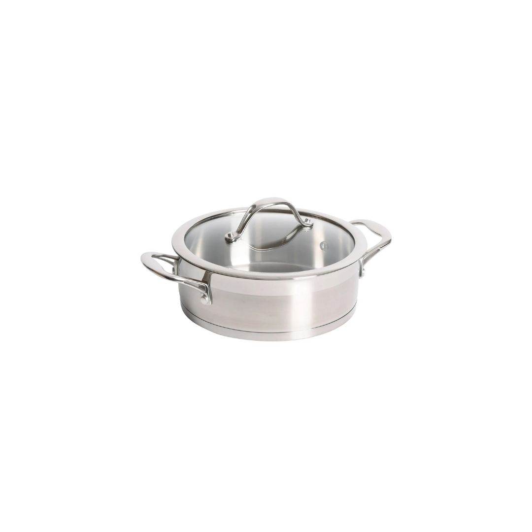 Stainless Steel Pot with Lid – 2L